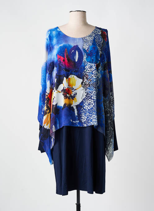 Robe mi-longue bleu ALAIN MURATI pour femme