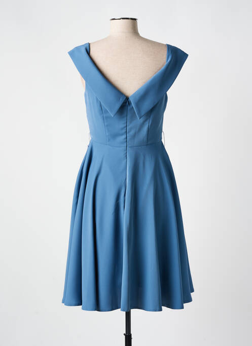 Robe mi-longue bleu ASHWI pour femme