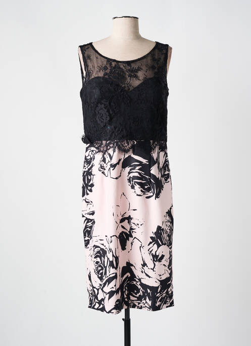 Robe mi-longue noir CREATIF PARIS pour femme