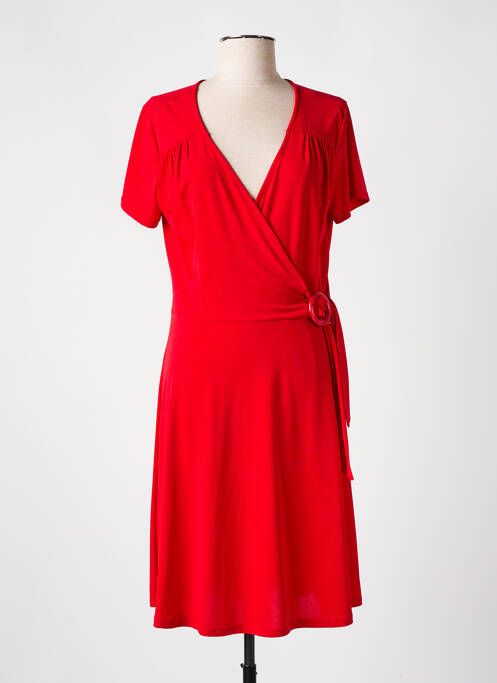Robe mi-longue rouge ROMEO POUR JULIETTE pour femme