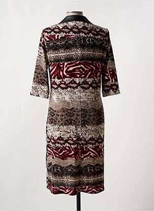 Robe mi-longue manches 3/4 manches 3/4 noir ROMEO POUR JULIETTE femme