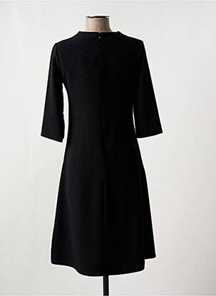 Robe mi-longue manches 3/4 manches 3/4 noir ROMEO POUR JULIETTE femme