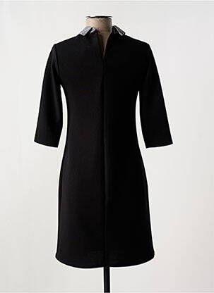 Robe courte manches 3/4 manches 3/4 noir ROMEO POUR JULIETTE femme