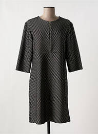 Robe courte manches 3/4 manches 3/4 noir ROMEO POUR JULIETTE femme