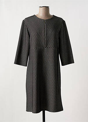 Robe courte manches 3/4 manches 3/4 noir ROMEO POUR JULIETTE femme