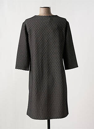 Robe courte manches 3/4 manches 3/4 noir ROMEO POUR JULIETTE femme