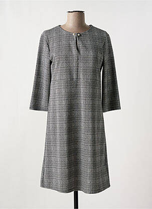 Robe courte manches 3/4 manches 3/4 gris ROMEO POUR JULIETTE femme