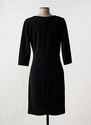 Robe mi-longue manches 3/4 manches 3/4 noir ROMEO POUR JULIETTE femme