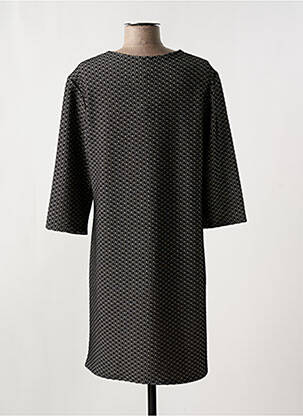 Robe courte manches 3/4 manches 3/4 noir ROMEO POUR JULIETTE femme