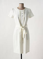 Robe mi-longue blanc HIPPOCAMPE pour femme seconde vue