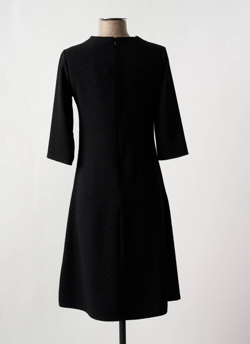 Robe mi-longue manches 3/4 manches 3/4 noir ROMEO POUR JULIETTE femme