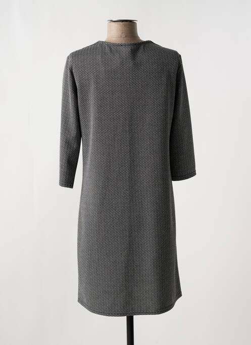 Robe courte manches 3/4 manches 3/4 gris ROMEO POUR JULIETTE femme