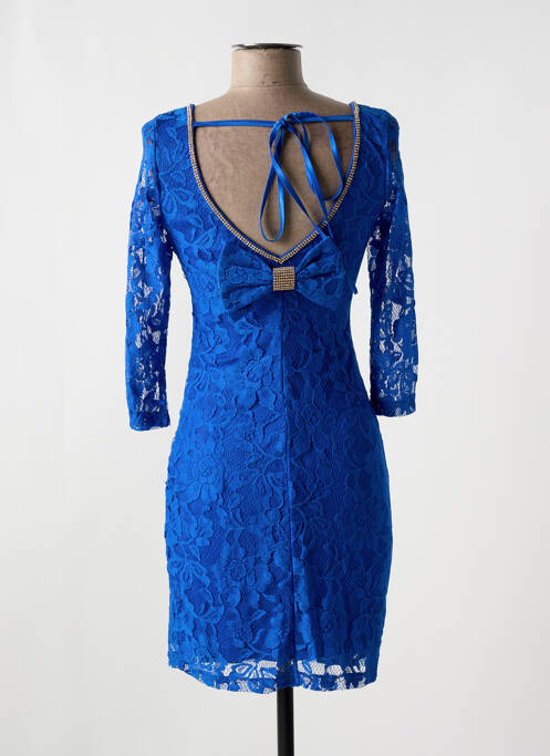 Robe courte bleu ASHWI pour femme