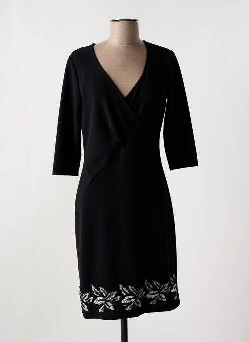 Robe mi-longue noir ROMEO POUR JULIETTE pour femme