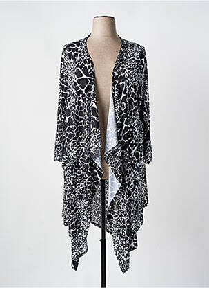 Gilet manches longues manches 3/4 noir JORGIE PARIS femme