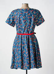 Robe mi-longue bleu HIPPOCAMPE pour femme seconde vue
