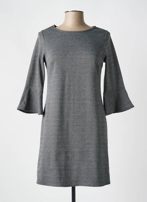 Robe courte manches 3/4 manches 3/4 noir ROMEO POUR JULIETTE femme