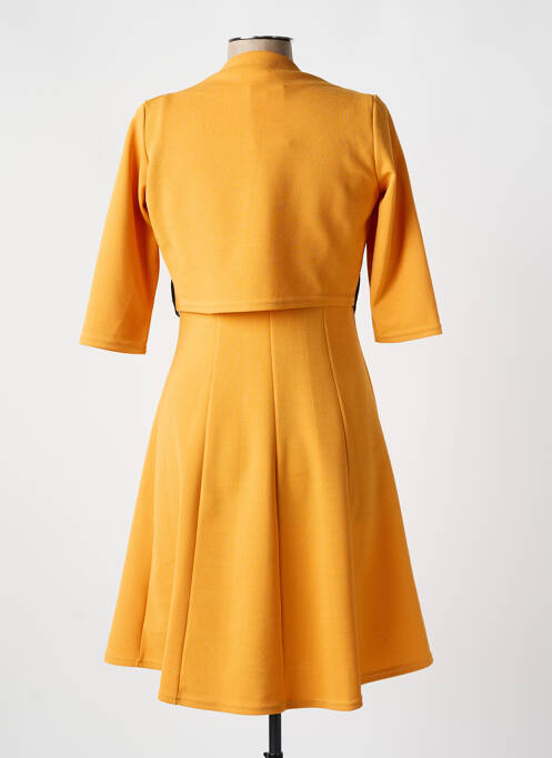 Ensemble robe broderie jaune ROMEO POUR JULIETTE femme