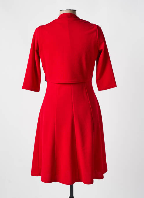 Ensemble robe col v rouge clair ROMEO POUR JULIETTE femme