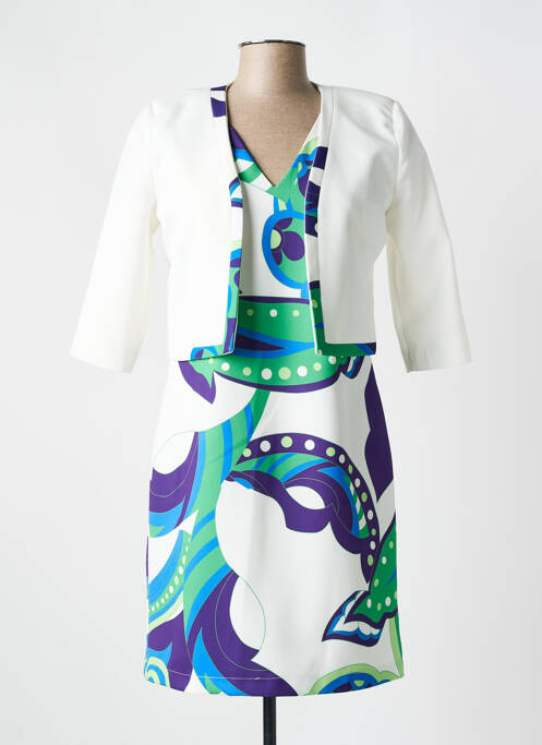 Ensemble robe vert HIPPOCAMPE pour femme