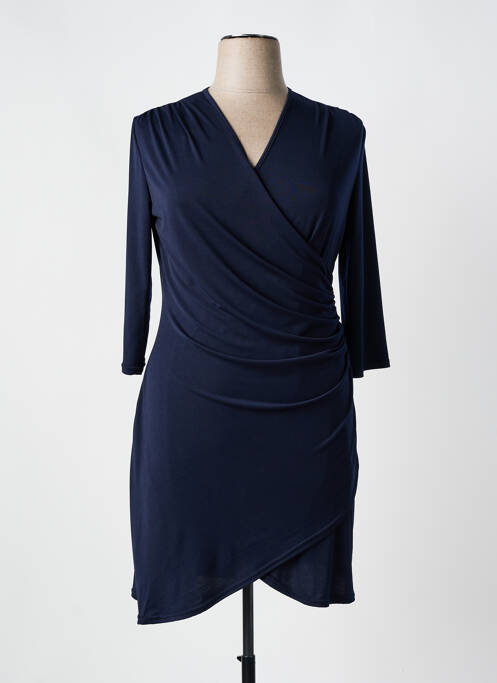 Robe courte bleu ROMEO POUR JULIETTE pour femme