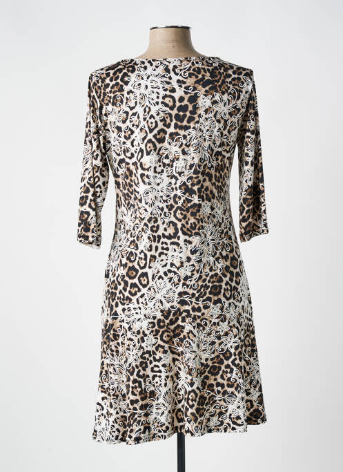 Robe courte marron ROMEO POUR JULIETTE pour femme