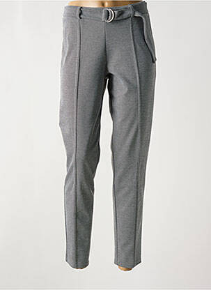 Pantalon slim taille élastique taille normale gris ROMEO POUR JULIETTE femme