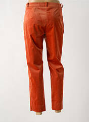 Pantalon droit orange HIPPOCAMPE pour femme seconde vue