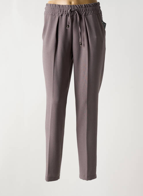 Pantalon droit gris PARISIENNE pour femme