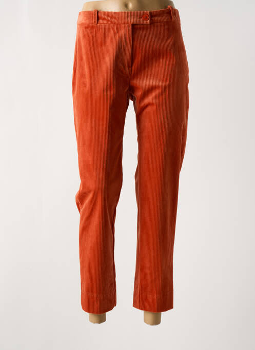 Pantalon droit orange HIPPOCAMPE pour femme