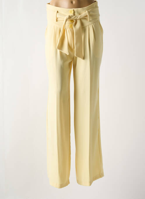 Pantalon large jaune PARISIENNE pour femme