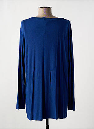 Twin-set col v bleu ALAIN MURATI femme