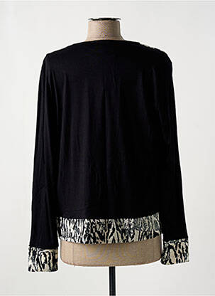 Twin-set imprimé animal noir ROMEO POUR JULIETTE femme