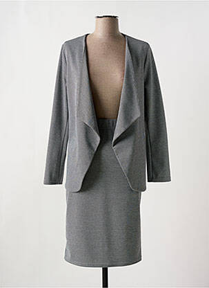 Ensemble jupe type de haut veste gris ROMEO POUR JULIETTE femme