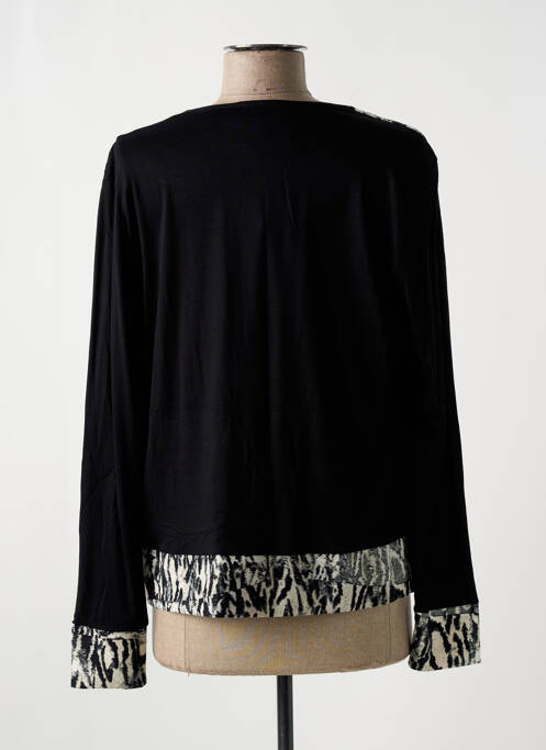 Twin-set imprimé animal noir ROMEO POUR JULIETTE femme