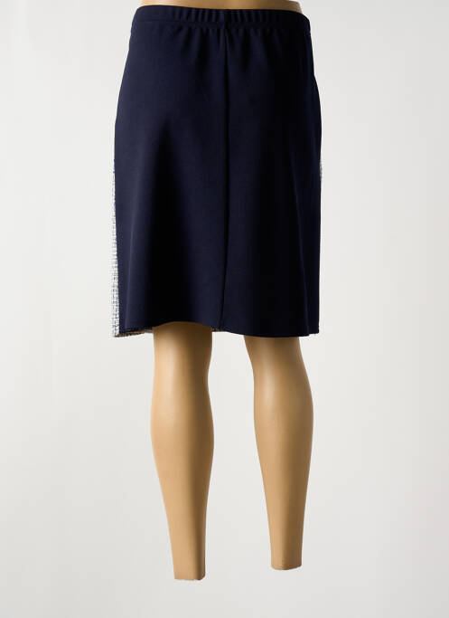 Jupe mi-longue bleu ROMEO POUR JULIETTE pour femme