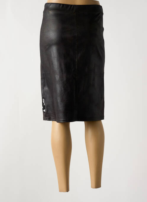 Jupe mi-longue noir ROMEO POUR JULIETTE pour femme