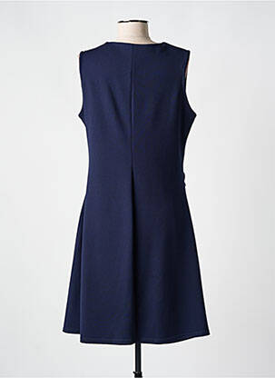 Robe mi-longue sans manche sans manche bleu ROMEO POUR JULIETTE femme