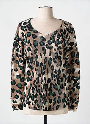 Blouse manches longues manches longues vert ROMEO POUR JULIETTE femme