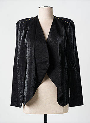 Veste casual coupe cintrée noir PARISIENNE femme