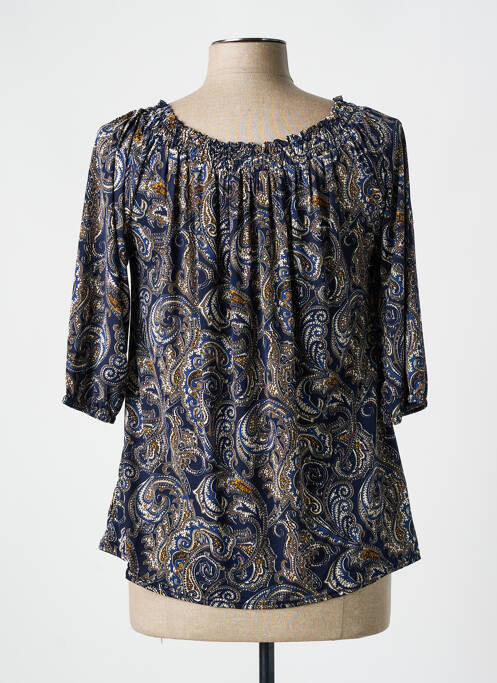 Top bleu ELL'A pour femme