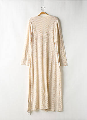 Gilet manches longues manches 3/4 beige CUPSHE X JOJO FLETHER femme