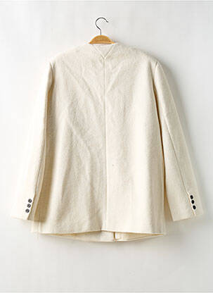 Manteau court a capuche a capuche beige CLAIRE ROSE femme