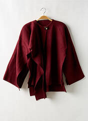 Gilet manches longues rouge INDEFEIR pour femme seconde vue