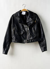 Veste simili cuir noir COPPEROSE pour femme seconde vue