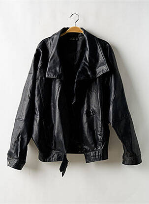 Veste simili cuir noir NASTY GAL pour femme