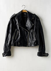 Veste simili cuir noir ZARA pour femme seconde vue