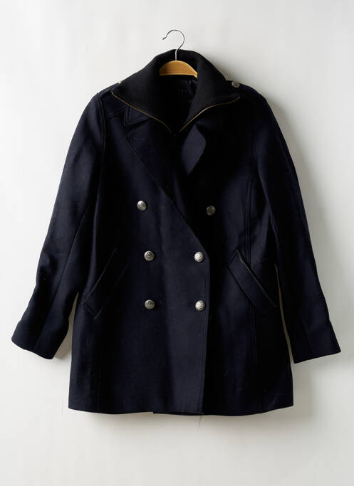 Manteau court bleu IKKS pour femme