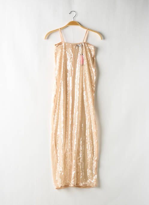 Robe mi-longue beige PRETTY LITTLE THING pour femme