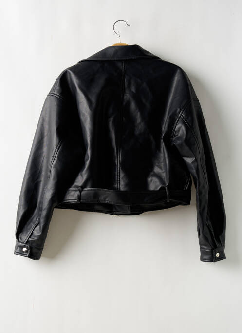 Veste simili cuir noir COPPEROSE pour femme